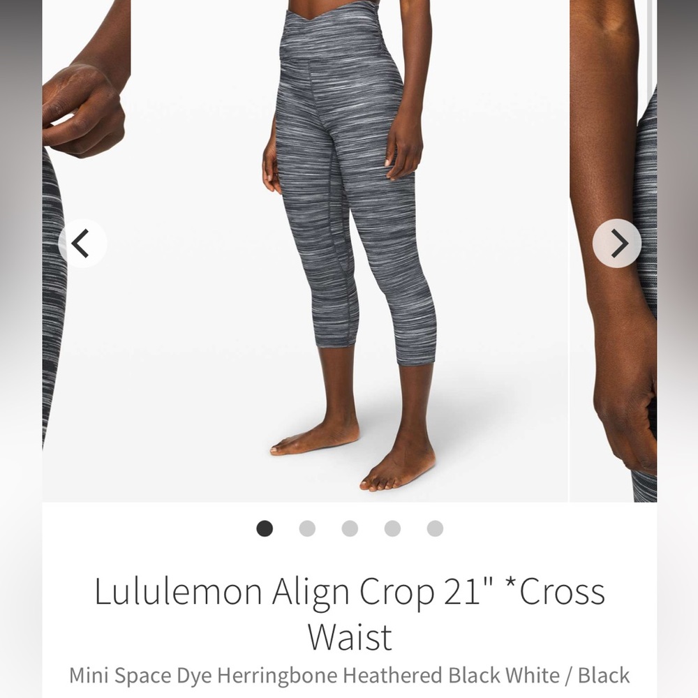 Lululemon Align Cross Waist 21in inseam size 2 - Picture 1 of 8